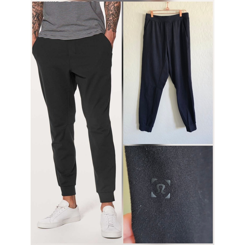 Lululemon Men's Black Intent‎ Jogger Pants Size Small Activewear Athleisure